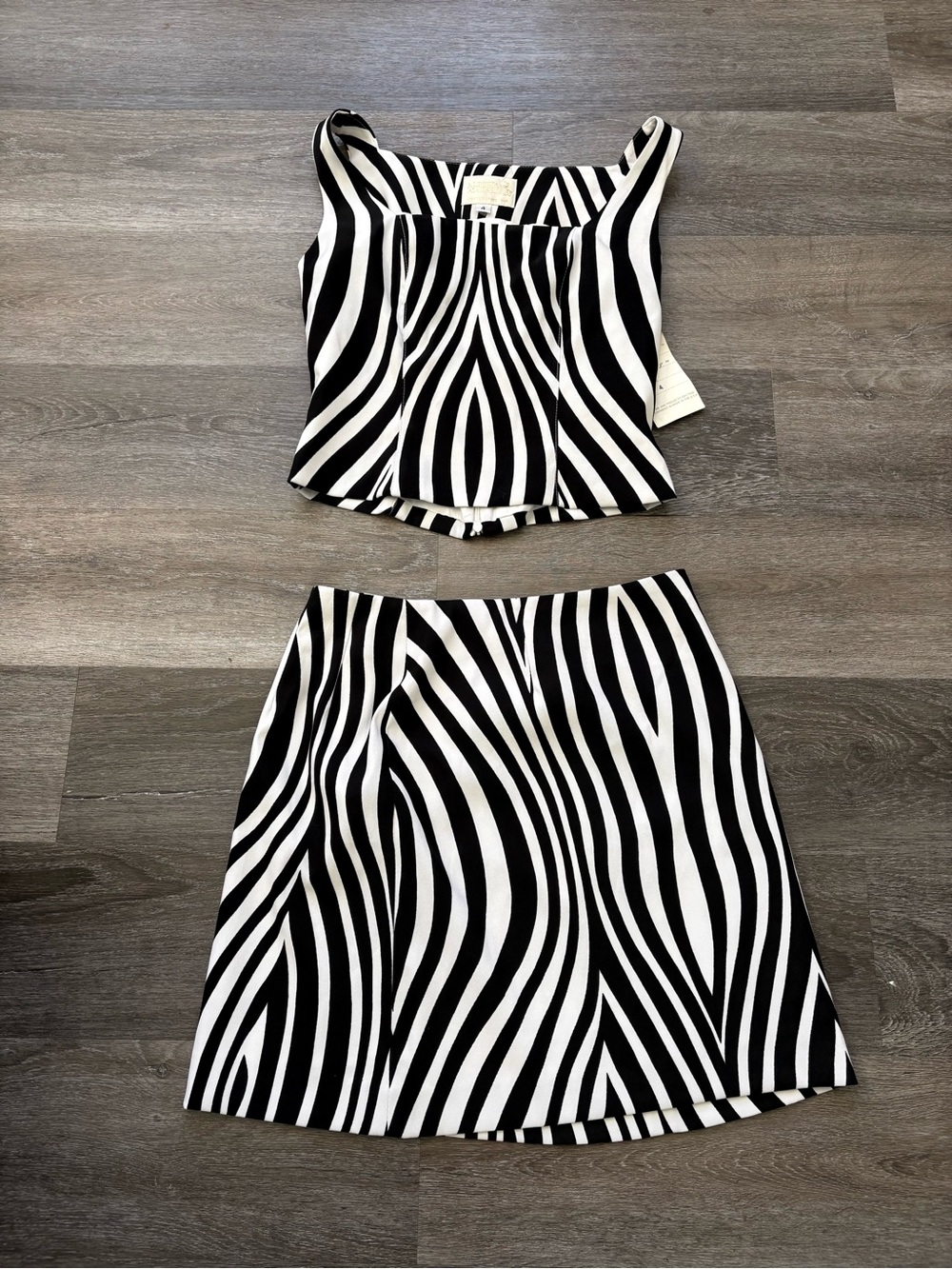 🆕Vintage Alberto Makali 2 piece zebra set